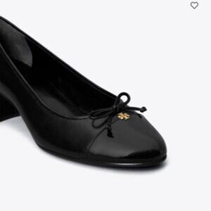 Tory Burch Black Pumps With Block Heel - Like New